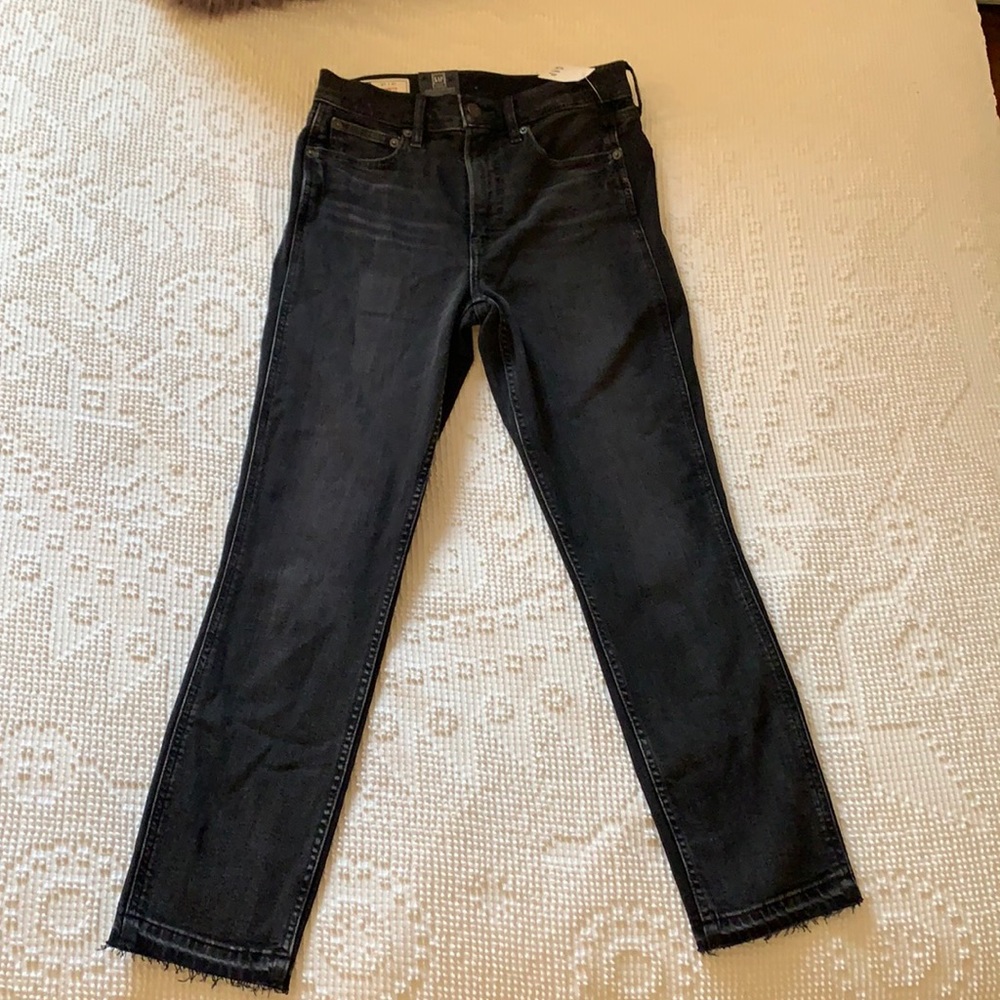 GAP black cigarette jeans